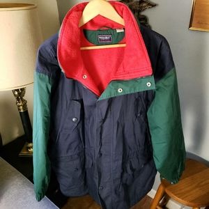 Vintage 90s Bugle Boy color block Coat Large*